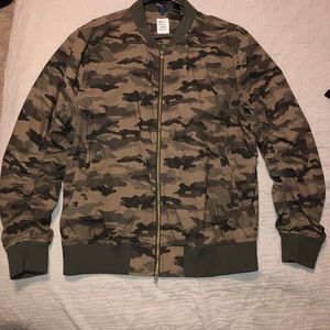 Camouflage Bomber Jacket